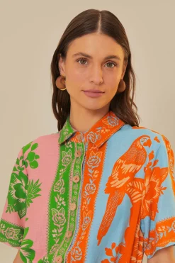 FARM Rio Combinaison Courte<Barboteuse foulards de jardin en dentelle mélangée