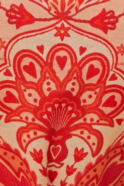 FARM Rio  Combinaison Courte<Barboteuse Jaipur rouge