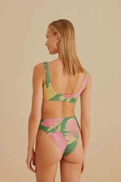 FARM Rio  Bikinis<Bas de bikini réversible Winter Garden