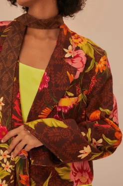 FARM Rio  Vestes<Blazer de jardin charmant marron