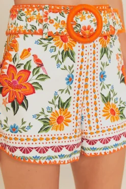 FARM Rio Shorts<Bloom Garden Euroflax™Short en lin de qualité supérieure