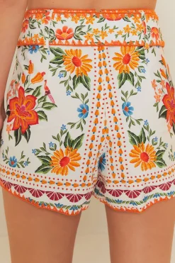 FARM Rio  Shorts<Bloom Garden Euroflax™Short en lin de qualité supérieure