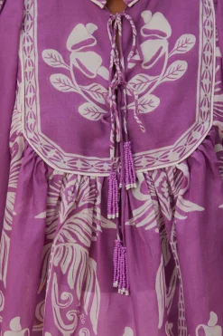 FARM Rio  Chemisiers<Blouse à manches longues lilas Sweet Garden