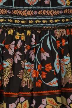 FARM Rio  Chemisiers<Blouse à volants fleurie noire