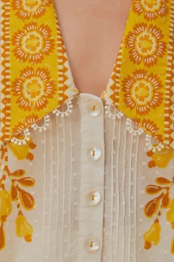 FARM Rio  Chemisiers<Blouse fleurie Aura blanc cassé