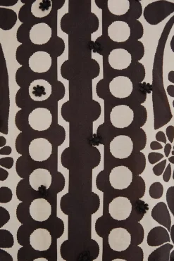 FARM Rio  Chemisiers<Blouse noire à manches bouffantes Palermo