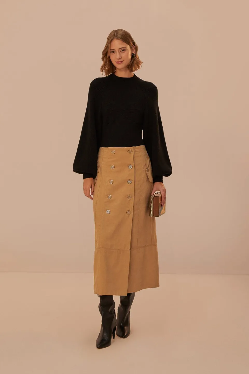 FARM Rio Bodys<Body en tricot noir