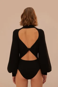 FARM Rio Bodys<Body en tricot noir