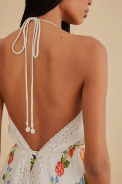 FARM Rio Des Dissimulations<Cache-maillot en dentelle vitamine banane blanche