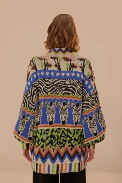 FARM Rio  Gilets<Cardigan Ainika à motif zèbre