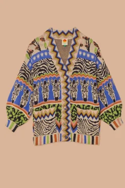 FARM Rio  Gilets<Cardigan Ainika à motif zèbre