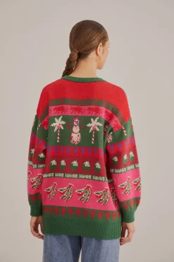 FARM Rio Cadeaux|Gilets<Cardigan Ainika de Noël tropical