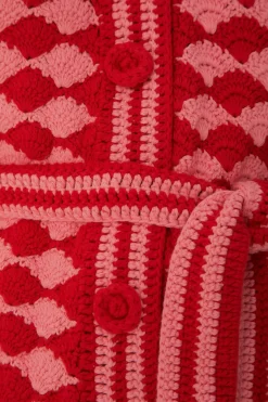 FARM Rio  Gilets<Cardigan au crochet en point d'éventail