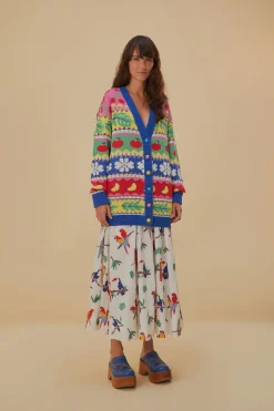 FARM Rio  Gilets<Cardigan en tricot Sweet Orchad