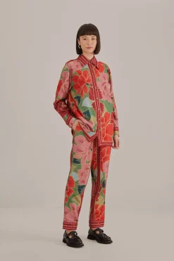 FARM Rio  Cadeaux<Chemise à manches longues verte Solar Chita