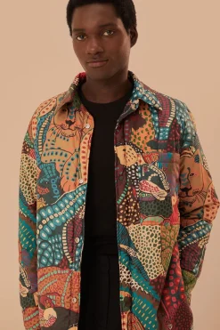 FARM Rio  Doudounes<Chemise réversible à imprimé éléphants