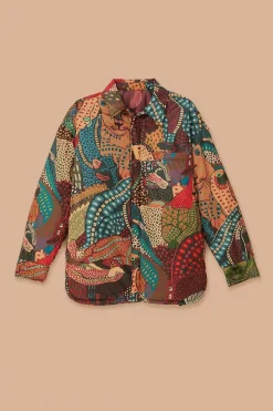 FARM Rio Doudounes<Chemise réversible à imprimé éléphants