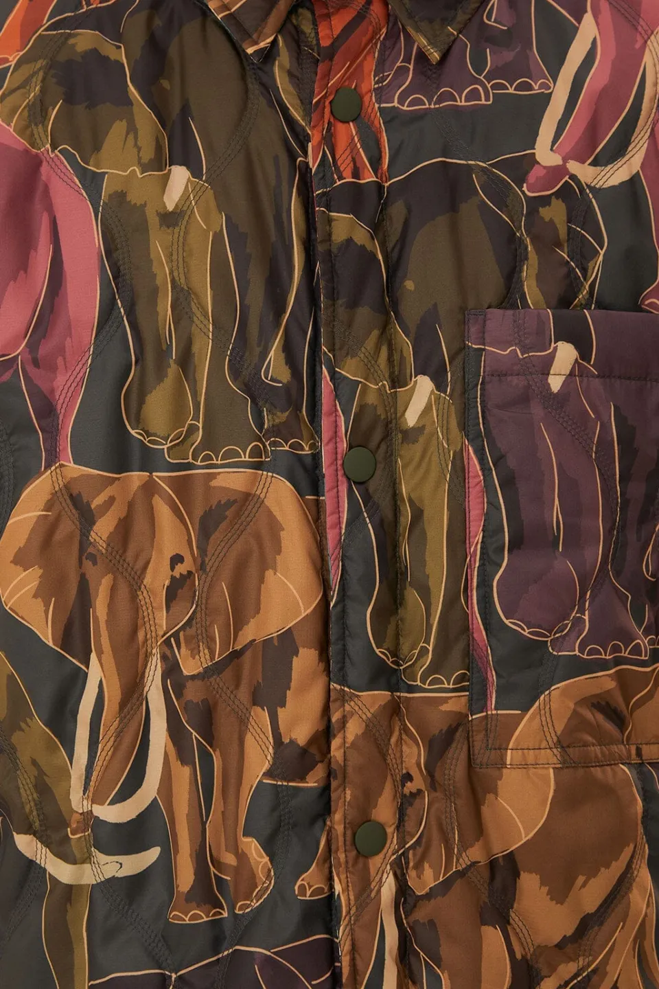 FARM Rio Doudounes<Chemise réversible à imprimé éléphants