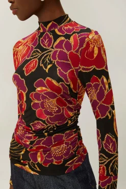 FARM Rio  Chemisiers<Chemisier en jersey noir brillant Chita