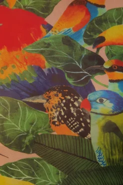 FARM Rio  Chemisiers<Chemisier en tulle sable feuilles d'oiseau