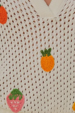 FARM Rio  Chemisiers<Chemisier pour enfants aux fruits au crochet