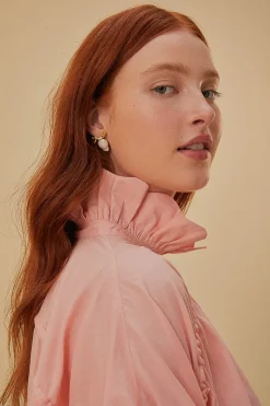 FARM Rio Chemisiers<Chemisier rose clair à manches longues