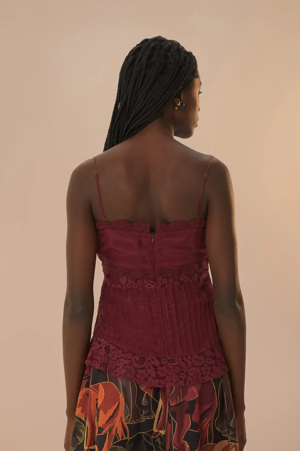 FARM Rio Chemisiers<Chemisier sans manches en dentelle violette