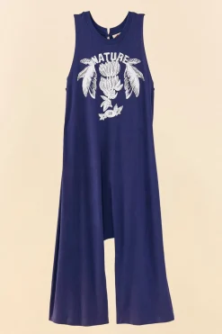 FARM Rio Combinaisons<Combinaison Bleu Marine Nature en Coton Bio