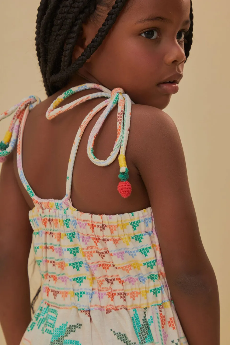 FARM Rio Combinaisons<Combinaison pour enfants avec écharpe oiseaux cousus