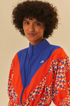 FARM Rio  Combinaison Courte<Combinaison rouge Adidas Farm Psychedelic Wave