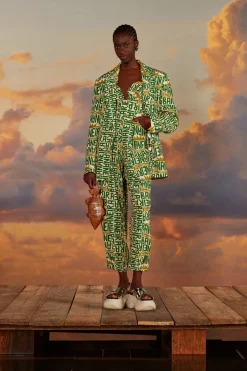 FARM Rio  Combinaisons<Combinaison sans bretelles Off-White Banana Typographie