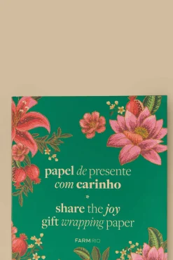 FARM Rio  Cadeaux<Ensemble de papier cadeau « Partagez la joie »