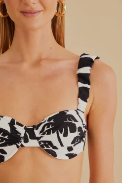 FARM Rio  Bikinis|Hauts Courts<Haut de bikini à armatures en noix de coco