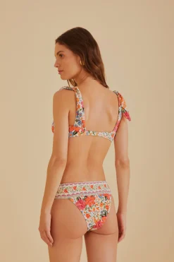 FARM Rio  Bikinis|Hauts Courts<Haut de bikini à armatures Bloom Garden
