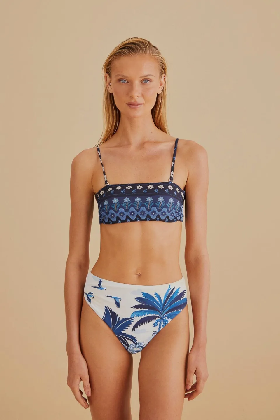 FARM Rio Bikinis|Hauts Courts<Haut de bikini ciel de rêve