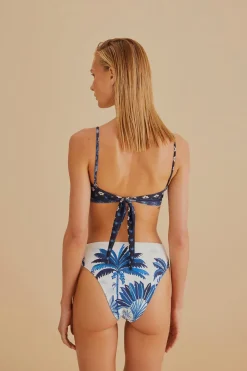 FARM Rio Bikinis|Hauts Courts<Haut de bikini ciel de rêve