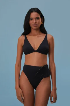 FARM Rio  Bikinis|Hauts Courts<Haut de bikini noir