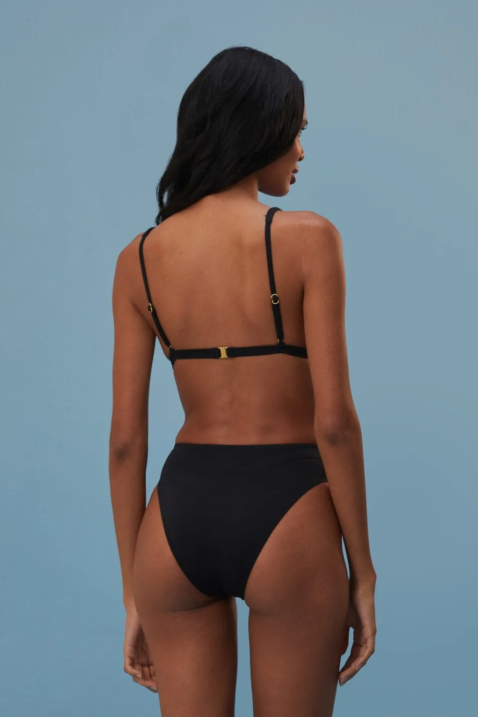 FARM Rio Bikinis|Hauts Courts<Haut de bikini noir