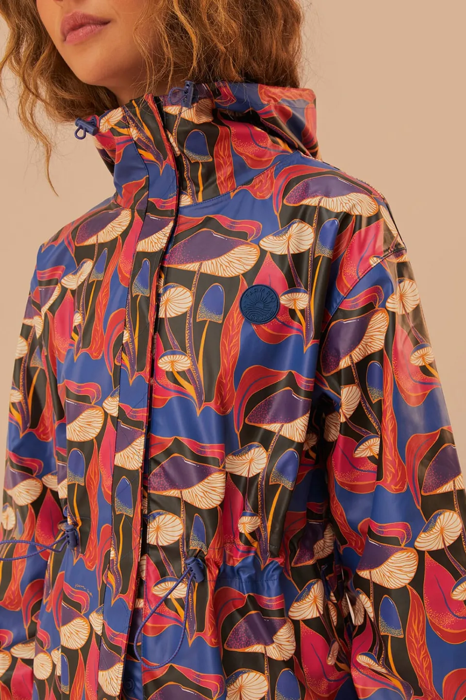 FARM Rio Imperméables Et Parapluies|Manteaux<Imperméable court Champignons sauvages