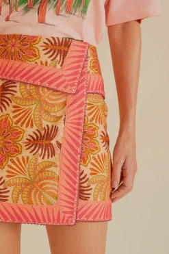 FARM Rio  Jupes<Jupe foulard en palmier des sables