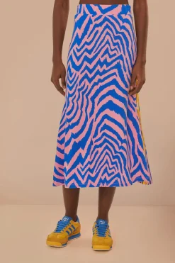 FARM Rio  Jupes<Jupe longue Adidas Farm Rio bleue