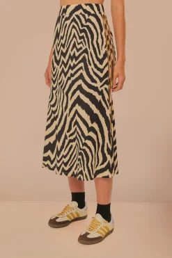 FARM Rio  Jupes<Jupe longue beige Adidas Farm Rio