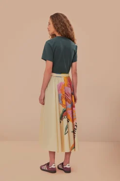 FARM Rio  Jupes<Jupe longue fleurie beige Lucy