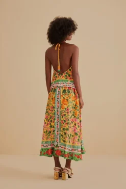 FARM Rio  Jupes<Jupe midi jaune clair Heart Ivy