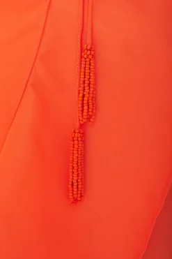 FARM Rio  Jupes<Jupe midi orange vif