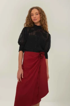 FARM Rio  Jupes<Jupe Midi Rouge