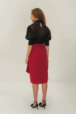 FARM Rio  Jupes<Jupe Midi Rouge