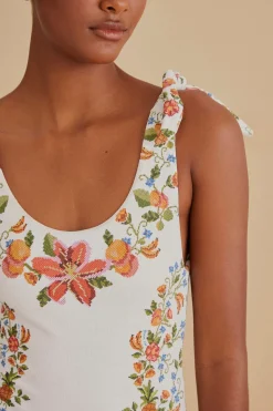 FARM Rio  Maillots De Bain Une Pièce|Robes Courtes<Maillot de bain une pièce blanc Banana Vitamin