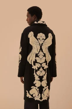 FARM Rio  Manteaux En Peluche|Manteaux<Manteau polaire Helen noir