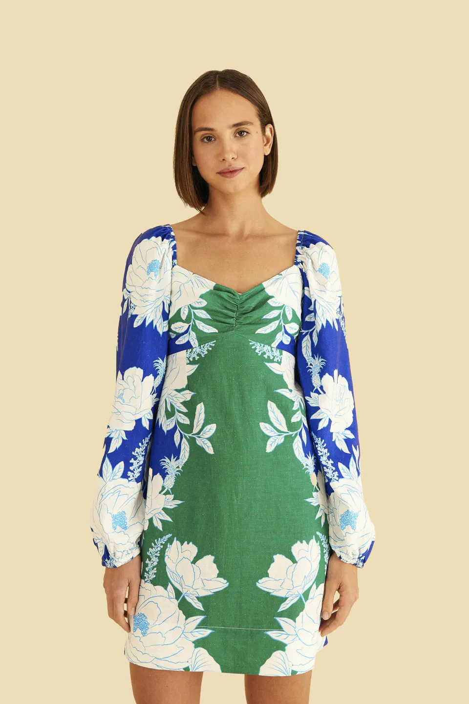 FARM Rio Robes Courtes<Mini-robe de jardin douce
